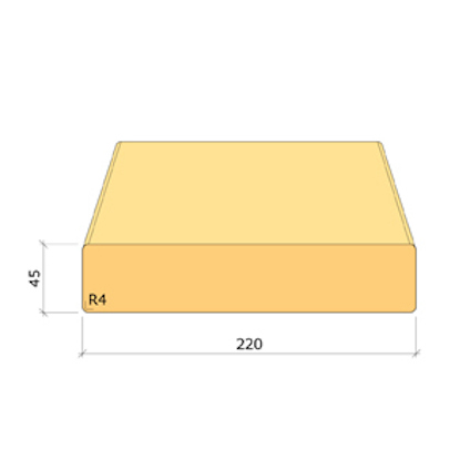 45X220 K-VIRKE C24 IMP NTR/A 4,2M