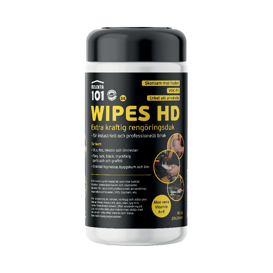 RENGÖRINGSDUK WIPES 101 HD 80ST - Relekta